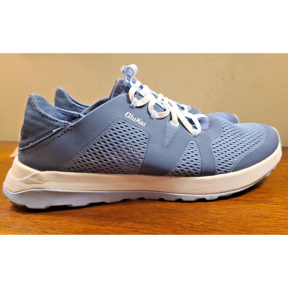 OluKai Huia Womens Athletic Slip On Sneakers Blue 20492-VNZC Size US 8.5 EU 38.5